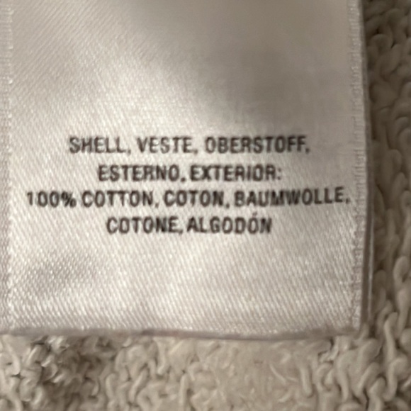 Anthropologie Postmark gray pearl embellished sweatshirt size L - Picture 5 of 6